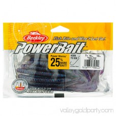 Berkley PowerBait Power Worm Soft Bait 7 Length, Green Pumpkin/Chartreuse, Per 13 553146850